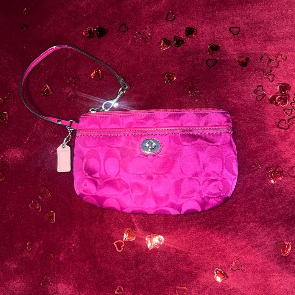 Beautiful Bright Pink Coach Bag!!!